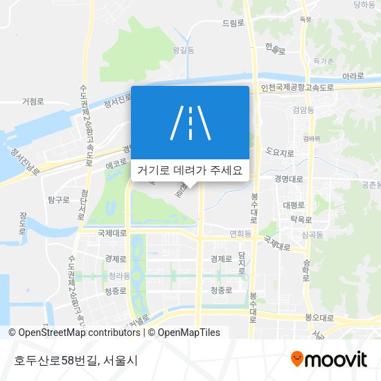호두산로58번길 지도