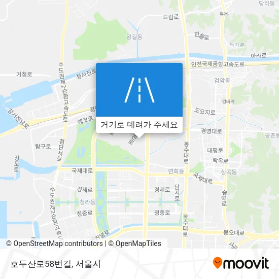 호두산로58번길 지도
