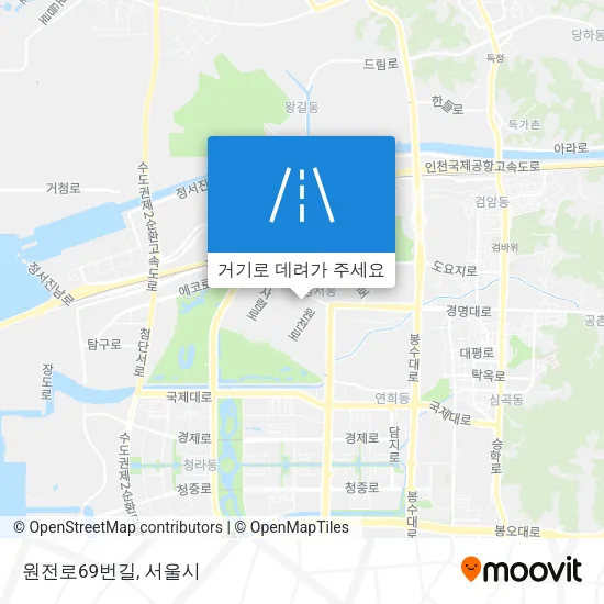 원전로69번길 지도
