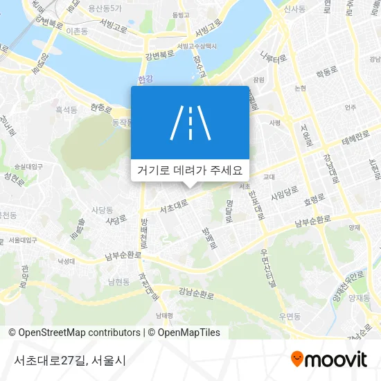 서초대로27길 지도