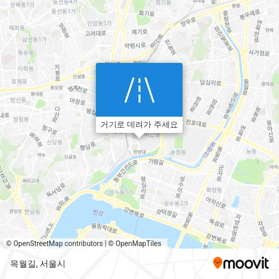 목월길 지도