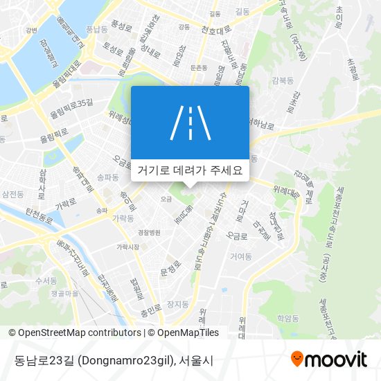 동남로23길 (Dongnamro23gil) 지도