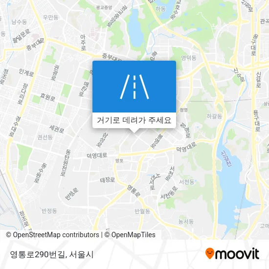 영통로290번길 지도