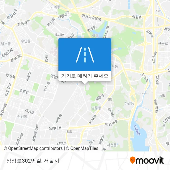 삼성로302번길 지도