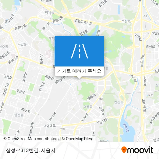 삼성로313번길 지도