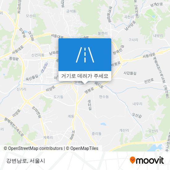 강변남로 지도