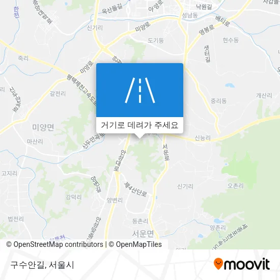 구수안길 지도