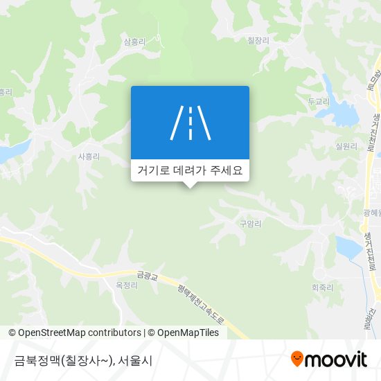 금북정맥(칠장사~) 지도