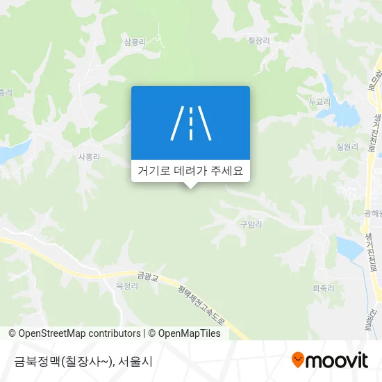 금북정맥(칠장사~) 지도