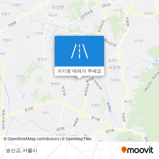 송산교 지도