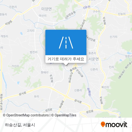 하송산길 지도