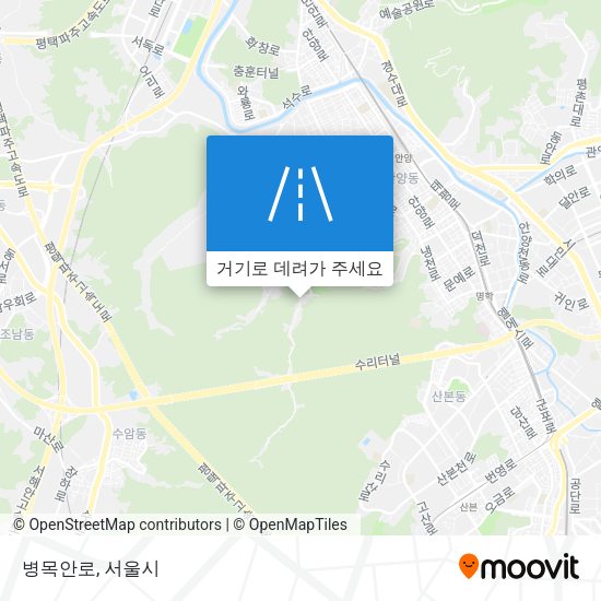 병목안로 지도