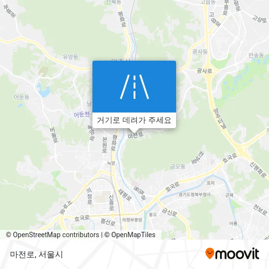 마전로 지도