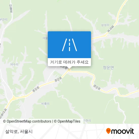 설악로 지도