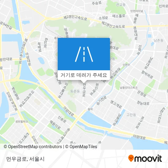 먼우금로 지도