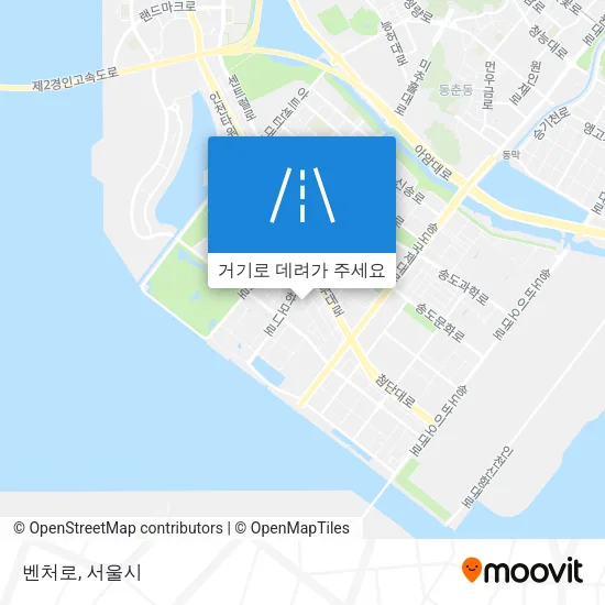 벤처로 지도