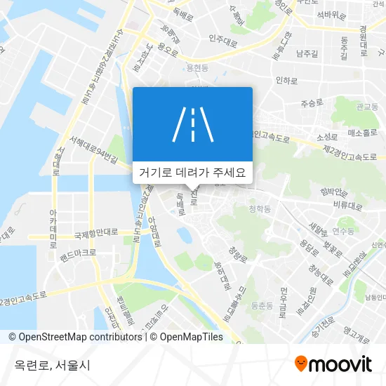 옥련로 지도