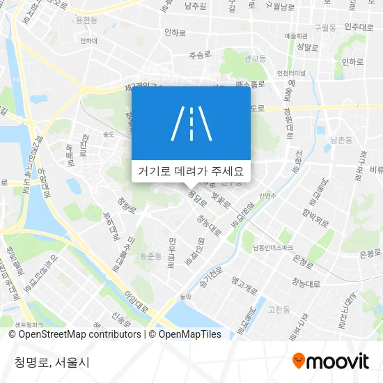 청명로 지도