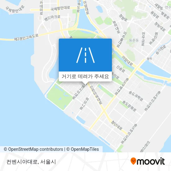 컨벤시아대로 지도