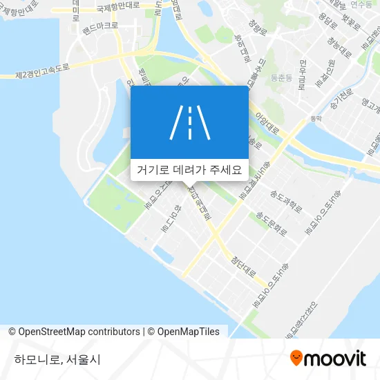 하모니로 지도