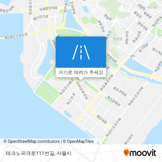 테크노파크로111번길 지도