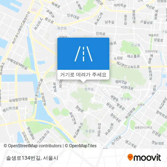 솔샘로134번길 지도
