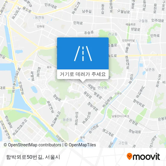 함박뫼로50번길 지도