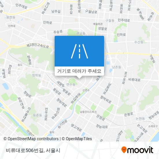 비류대로506번길 지도