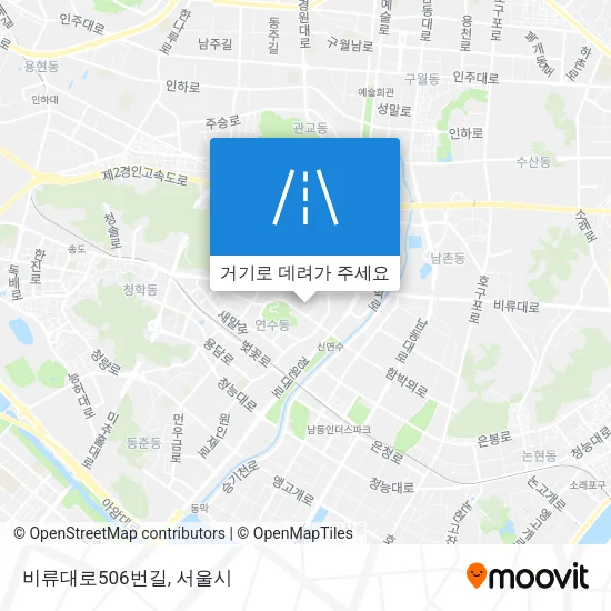 비류대로506번길 지도