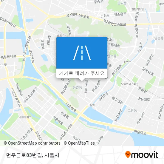 먼우금로83번길 지도