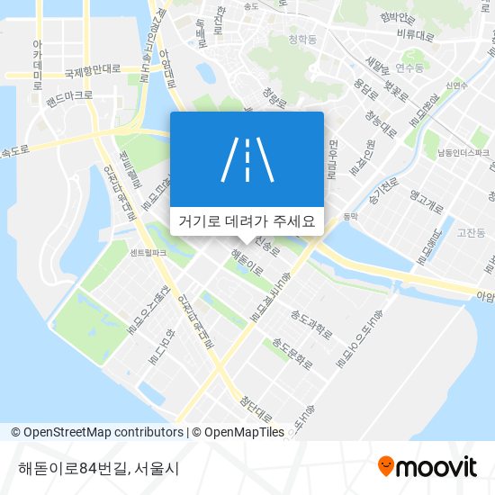 해돋이로84번길 지도