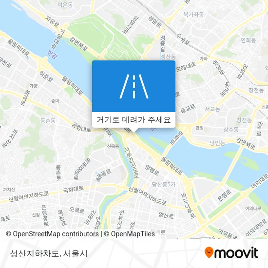 성산지하차도 지도