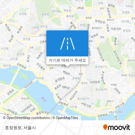 효창원로 지도