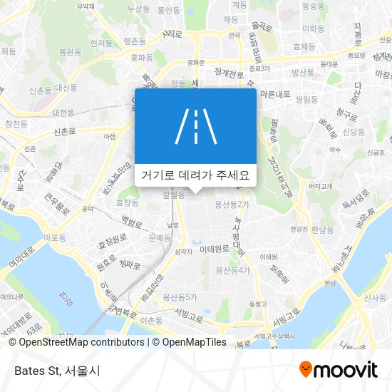 Bates St 지도