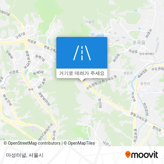 마성터널 지도