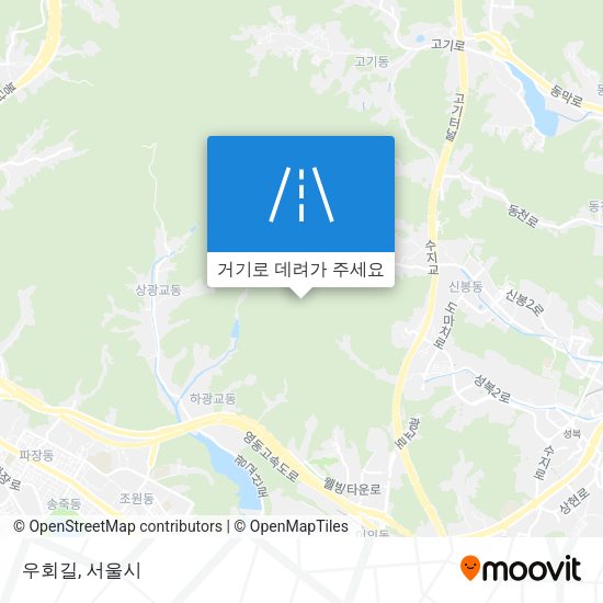 우회길 지도