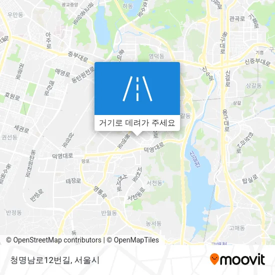 청명남로12번길 지도