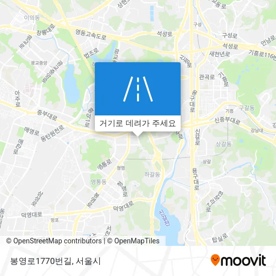봉영로1770번길 지도