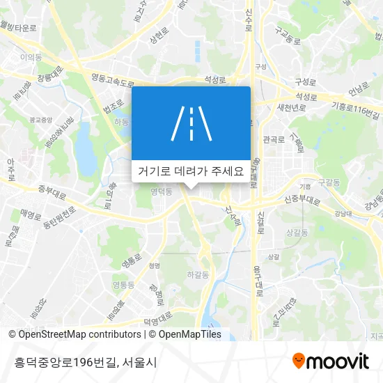 흥덕중앙로196번길 지도