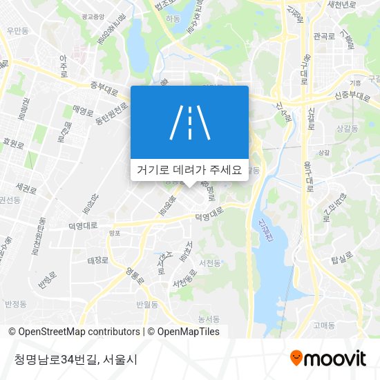 청명남로34번길 지도