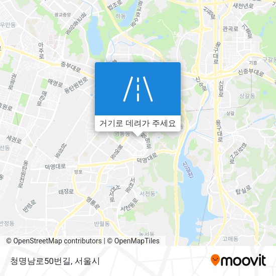 청명남로50번길 지도