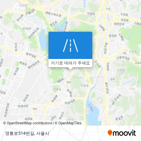 영통로514번길 지도