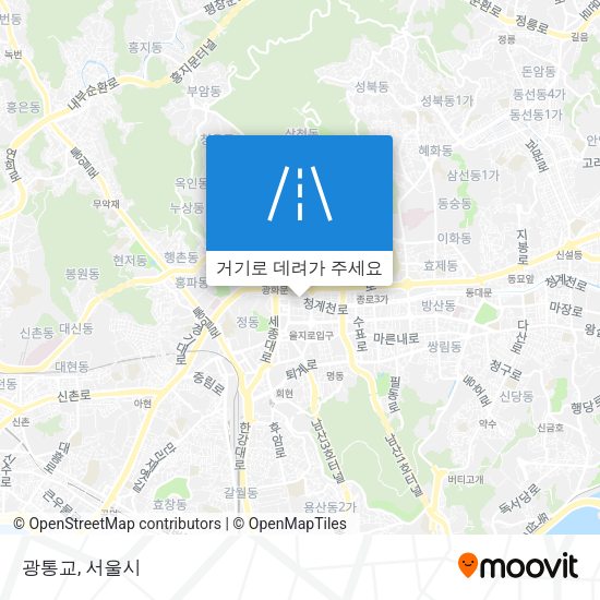 광통교 지도