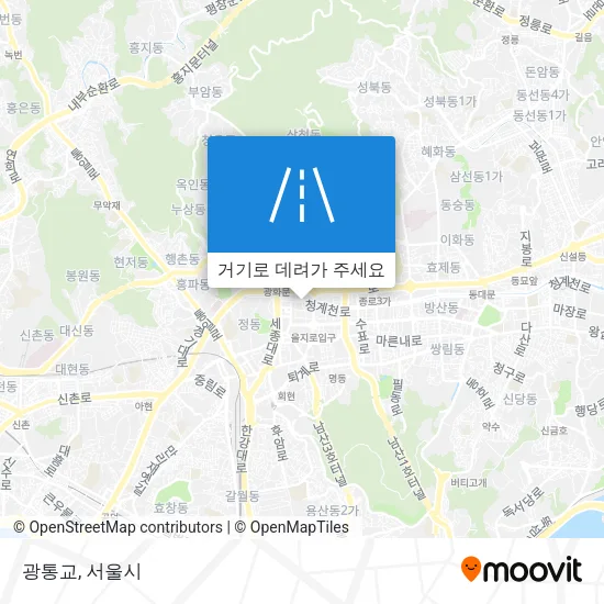 광통교 지도