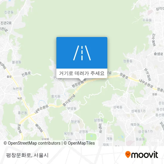 평창문화로 지도