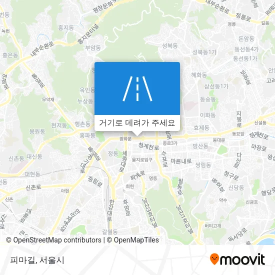 피마길 지도