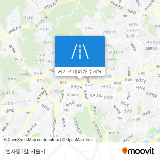 인사동1길 지도