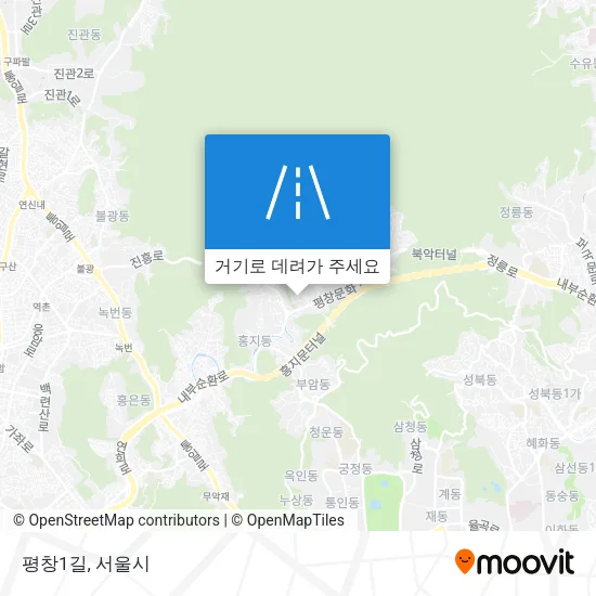 평창1길 지도