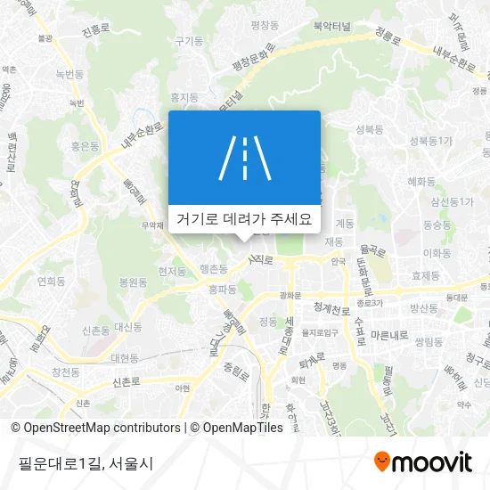 필운대로1길 지도