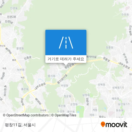 평창11길 지도